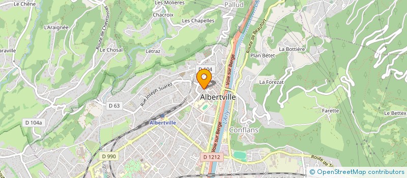 localisation de l'entreprise INDIVISION ARMAND  ALBERTVILLE