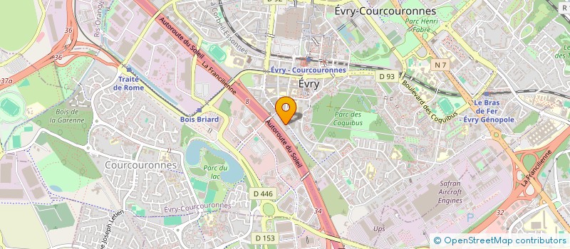 localisation de l'entreprise INDIVISION ARNAUD  EVRY-COURCOURONNES