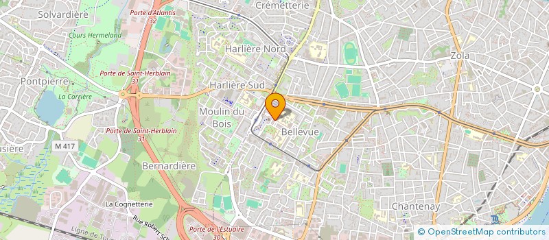 localisation de l'entreprise INDIVISION ARNAUD ET HELENE BAQUE à NANTES