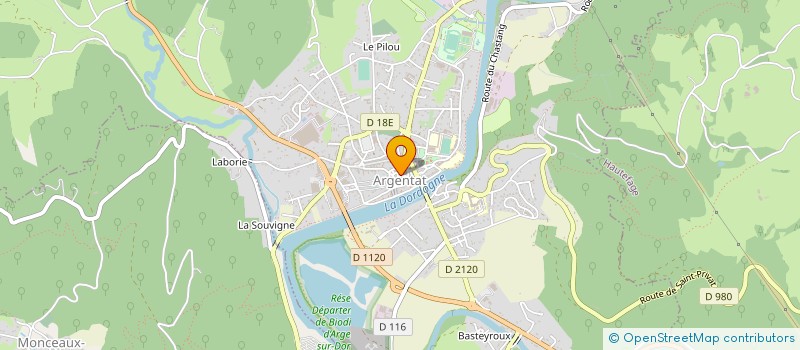 localisation de l'entreprise INDIVISION ARNAUD VAURETTE à ARGENTAT-SUR-DORDOGNE