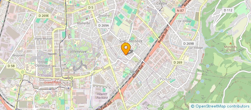 localisation de l'entreprise INDIVISION ARNOL-CONTEJEAN  SAINT-MARTIN-D'HERES