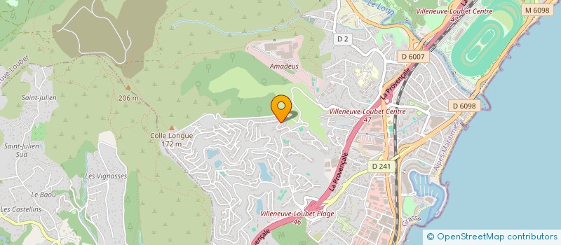 localisation de l'entreprise INDIVISION ARNOULD  VILLENEUVE-LOUBET