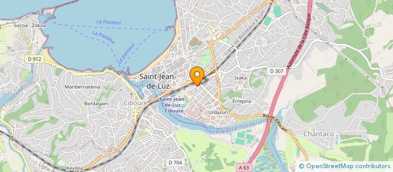 localisation de l'entreprise INDIVISION ARSAUT à SAINT-JEAN-DE-LUZ