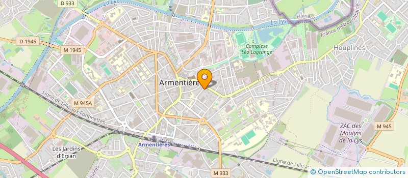 localisation de l'entreprise INDIVISION ARTHUR DEFER  ARMENTIERES