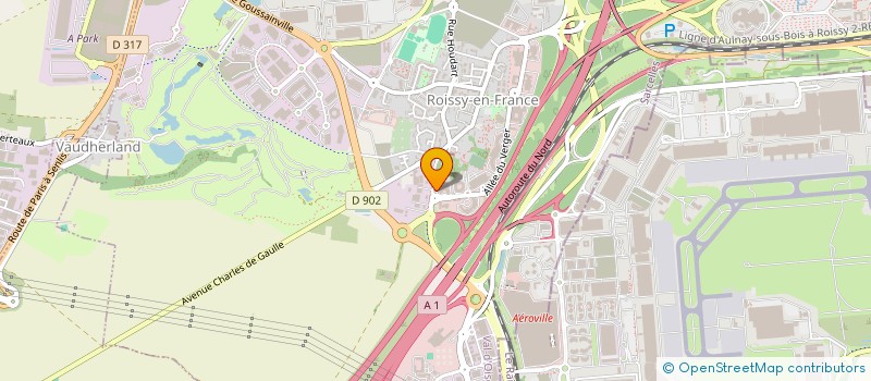 localisation de l'entreprise INDIVISION ARVEILER BENOIT   CELINE  ROISSY-EN-FRANCE