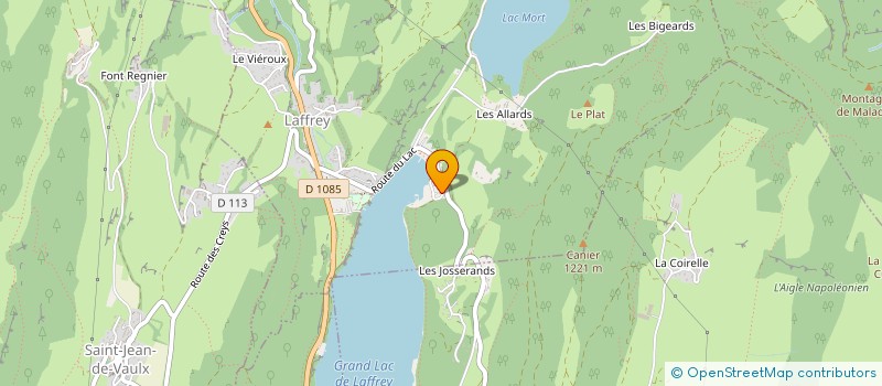 localisation de l'entreprise INDIVISION ARVET KUHRY  LAFFREY