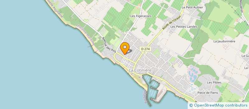 localisation de l'entreprise INDIVISION ASB  SAINT-PIERRE-D'OLERON