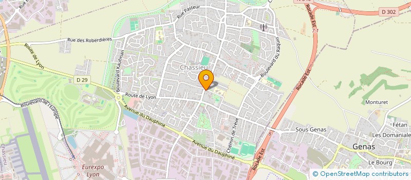 localisation de l'entreprise INDIVISION ASCHIERIS ROGER  CHASSIEU