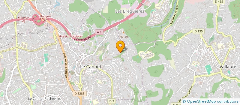 localisation de l'entreprise INDIVISION ASQUIER à LE CANNET