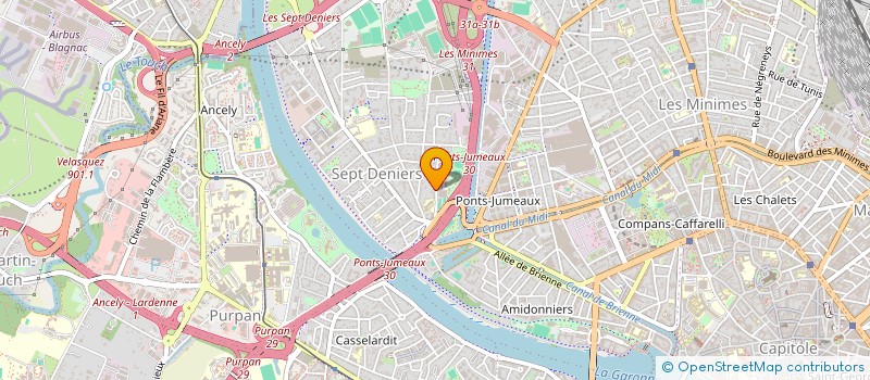 localisation de l'entreprise INDIVISION ASSARAF-PONS  TOULOUSE