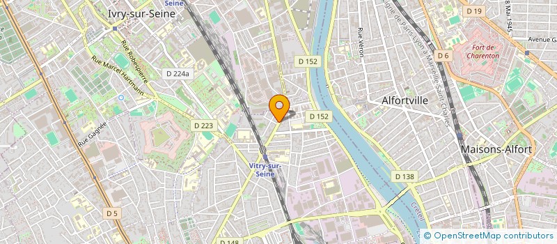 localisation de l'entreprise INDIVISION ATTUEL BENAAMOU  VITRY-SUR-SEINE