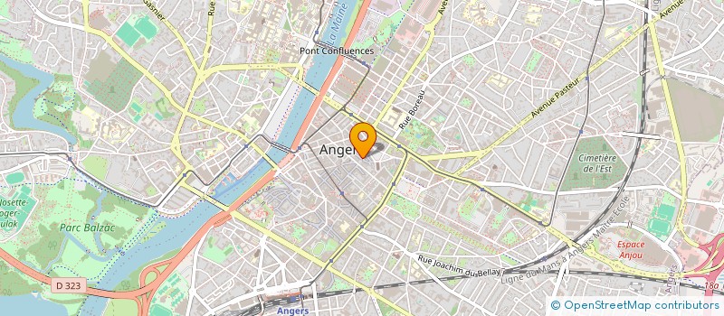 localisation de l'entreprise INDIVISION AUBERT à ANGERS