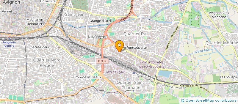 localisation de l'entreprise INDIVISION AUBERT EUGENE  AVIGNON