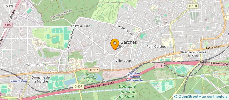 localisation de l'entreprise INDIVISION AUBERT SIMON à GARCHES