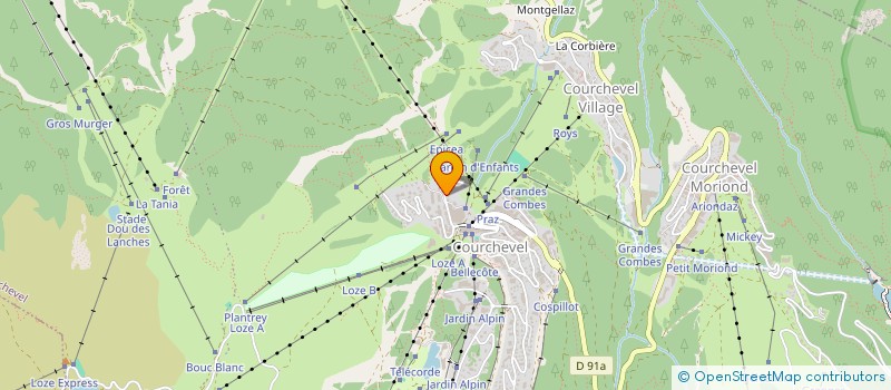 localisation de l'entreprise INDIVISION AUBERTON-HERVE à COURCHEVEL