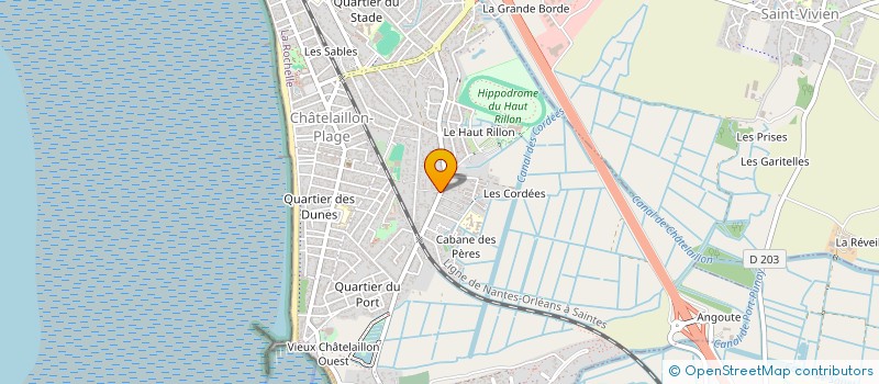 localisation de l'entreprise INDIVISION AUBIN-CUVELIER à CHATELAILLON-PLAGE