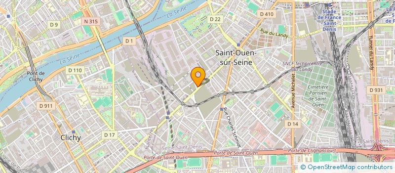 localisation de l'entreprise INDIVISION AUBLE-THILTGES à SAINT-OUEN-SUR-SEINE