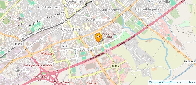 localisation de l'entreprise INDIVISION AUBRE DE MELLO  NIMES