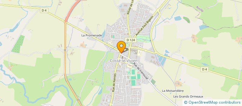 localisation de l'entreprise INDIVISION AUBRY  COSSE-LE-VIVIEN