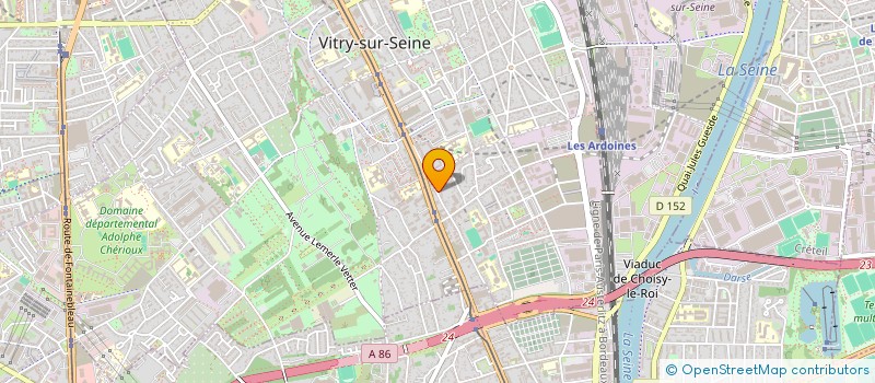 localisation de l'entreprise INDIVISION AUBRY GUILLAUME ET LOUIS JOSEPH DOGUE AGATHE  VITRY-SUR-SEINE