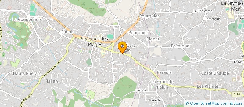 localisation de l'entreprise INDIVISION AUBRY LADOUBLE à SIX-FOURS-LES-PLAGES