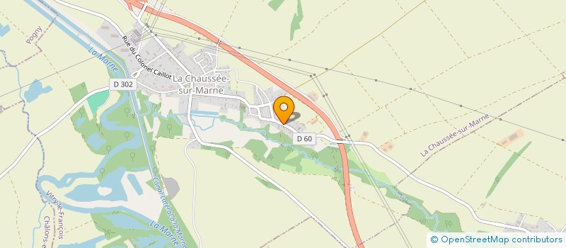 localisation de l'entreprise INDIVISION AUBRY PHILIPPE ET JACKY  LA CHAUSSEE-SUR-MARNE