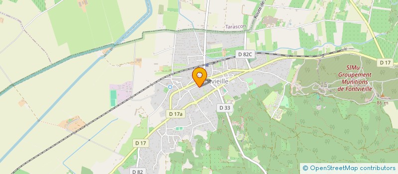 localisation de l'entreprise INDIVISION AUCAN STEPHANE-PERLES MELUSINE  FONTVIEILLE