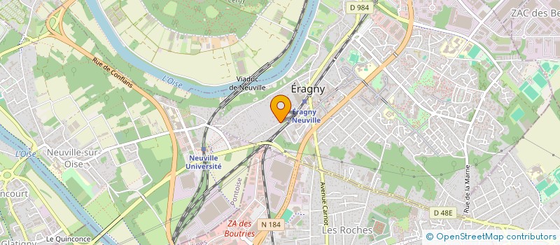 localisation de l'entreprise INDIVISION AUCLAIR / DUCROUX CYRIL / CARINE  ERAGNY