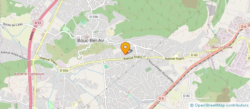 localisation de l'entreprise INDIVISION AUDE ET EMMANUEL PEYRAN à BOUC-BEL-AIR