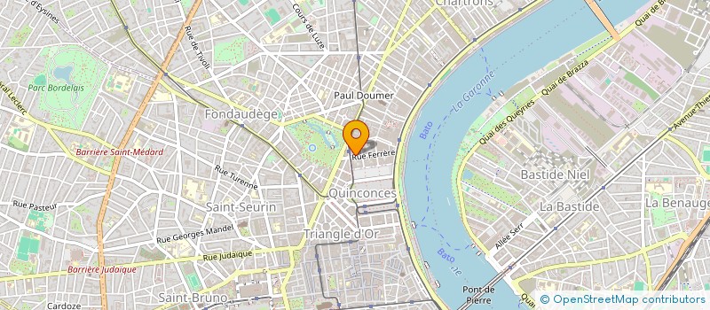 localisation de l'entreprise INDIVISION AUDIBERT-MAILLARD  BORDEAUX