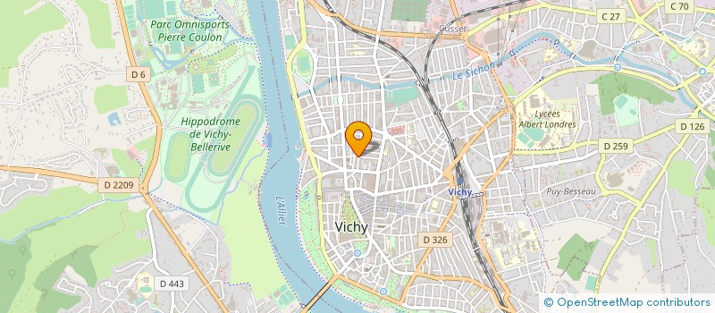 localisation de l'entreprise INDIVISION AUDIER à VICHY