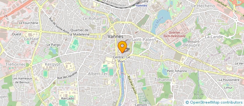 localisation de l'entreprise INDIVISION AUDO HERVE à VANNES