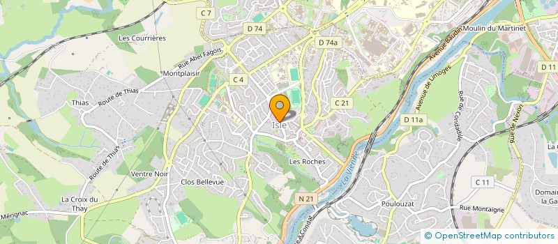 localisation de l'entreprise INDIVISION AUDOIN à ISLE