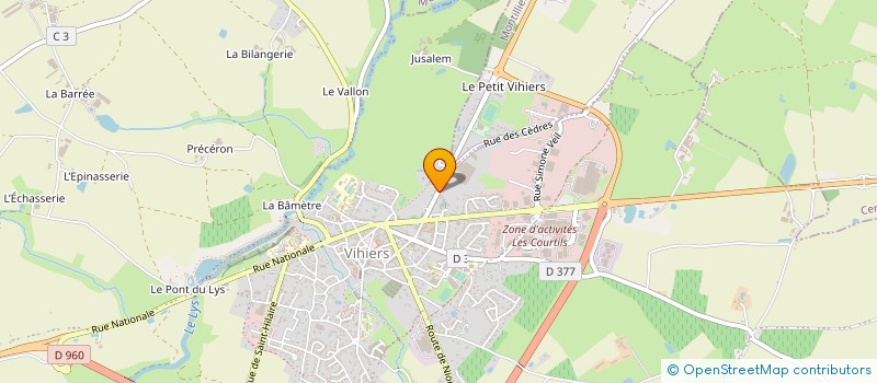 localisation de l'entreprise INDIVISION AUDOUARD MICHEL ET PAUL à LYS-HAUT-LAYON