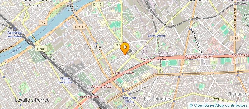 localisation de l'entreprise INDIVISION AUDOUIN à CLICHY