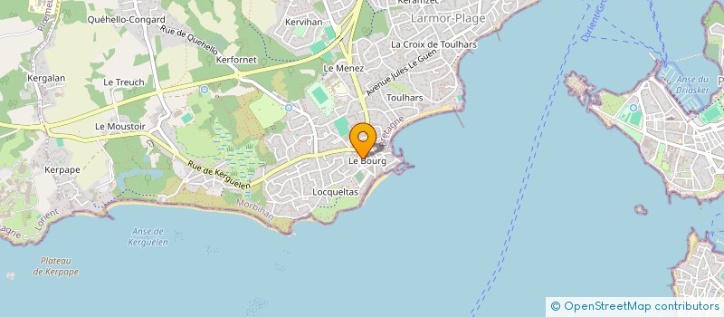 localisation de l'entreprise INDIVISION AUDREN-LEVENARD  LARMOR-PLAGE