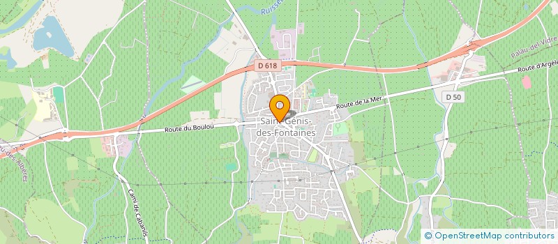 localisation de l'entreprise INDIVISION AUDREY MERCIER MARINE BRAZILLET FRERE DANY  SAINT-GENIS-DES-FONTAINES