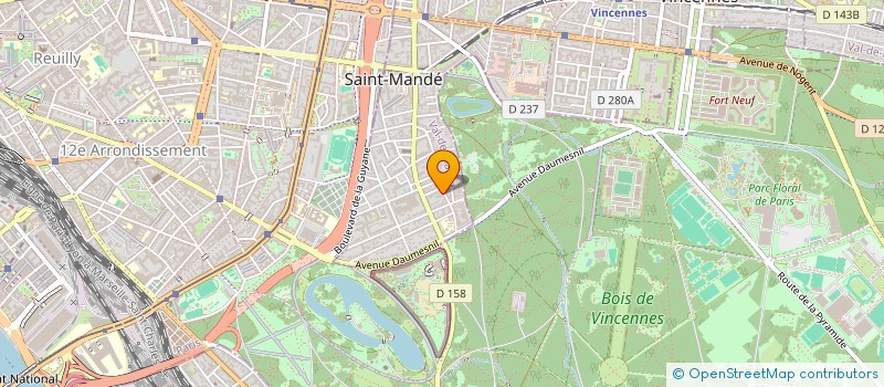 localisation de l'entreprise INDIVISION AUGER FOURNIER à SAINT-MANDE