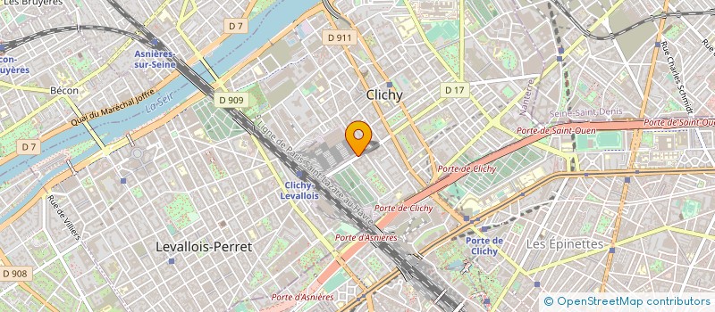 localisation de l'entreprise INDIVISION AUGER QUETELART à CLICHY