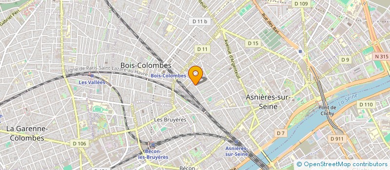 localisation de l'entreprise INDIVISION AUGERE-TROESTLER  ASNIERES-SUR-SEINE