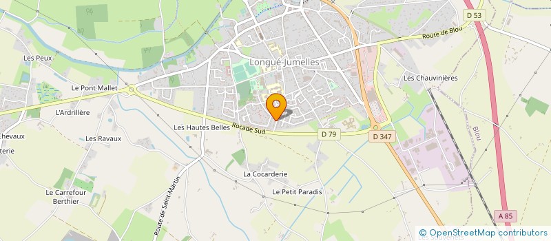 localisation de l'entreprise INDIVISION AUGEREAU à GENNES-VAL-DE-LOIRE