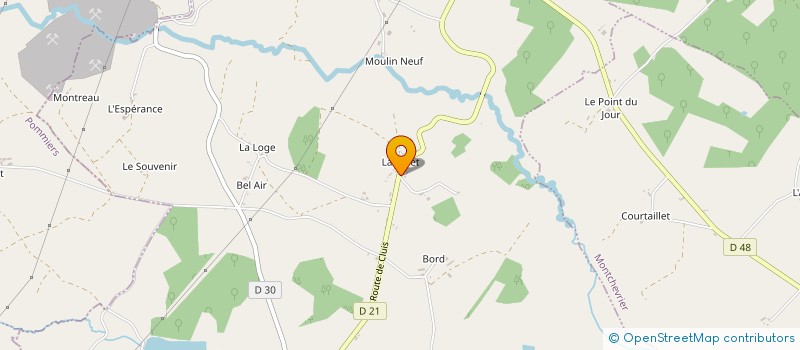 localisation de l'entreprise INDIVISION AUGUET - PERUSSAULT à ORSENNES