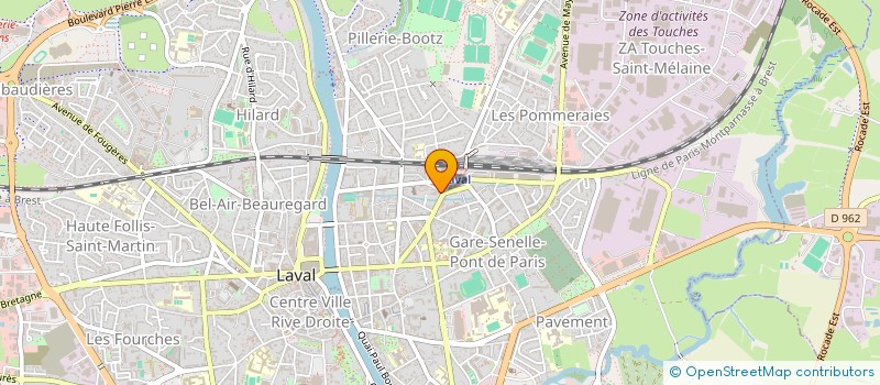 localisation de l'entreprise INDIVISION AULONG à LAVAL