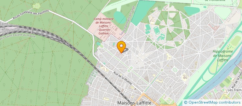 localisation de l'entreprise INDIVISION AUPOIX-GUYOT  MAISONS-LAFFITTE