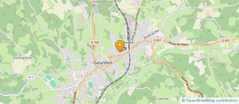 localisation de l'entreprise INDIVISION AUSTRUY  GOURDON