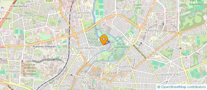 localisation de l'entreprise INDIVISION AUVERGNE  RENNES