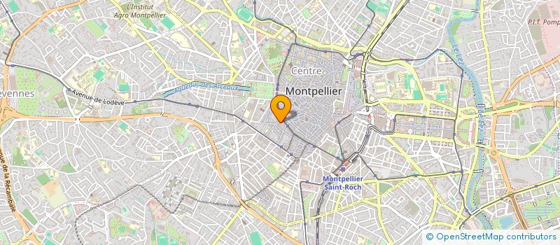 localisation de l'entreprise INDIVISION AUZIER MAGALI ET JEAN à MONTPELLIER