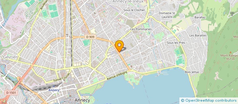 localisation de l'entreprise INDIVISION AVENUE DE FRANCE à ANNECY