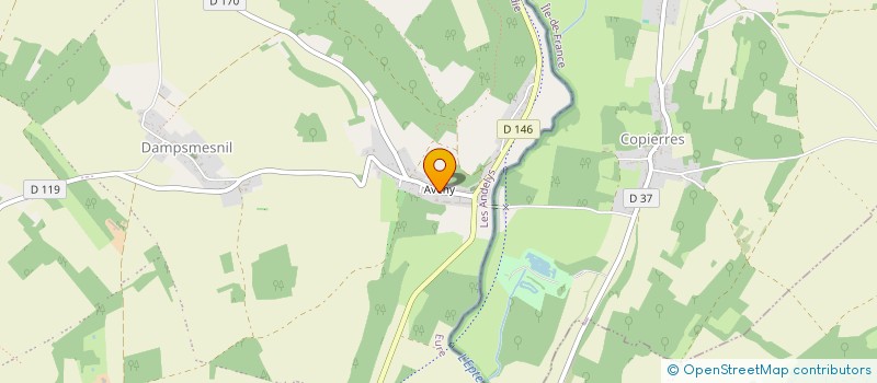 localisation de l'entreprise INDIVISION AVENY  VEXIN-SUR-EPTE