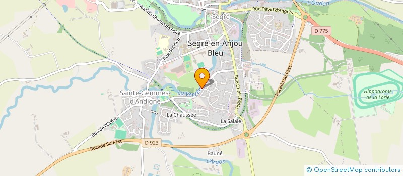 localisation de l'entreprise INDIVISION AVIGNON GASNIER  SEGRE-EN-ANJOU BLEU